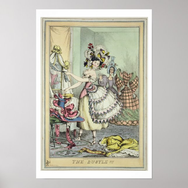 The Bustle, published by Thomas McLean, London (co Poster (Vorne)