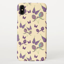 The Butterfly Joy in Cream iPhone XS Max Fall Hülle