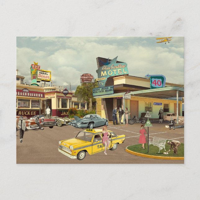 The Cab Driver Feiertagspostkarte (Vorderseite)