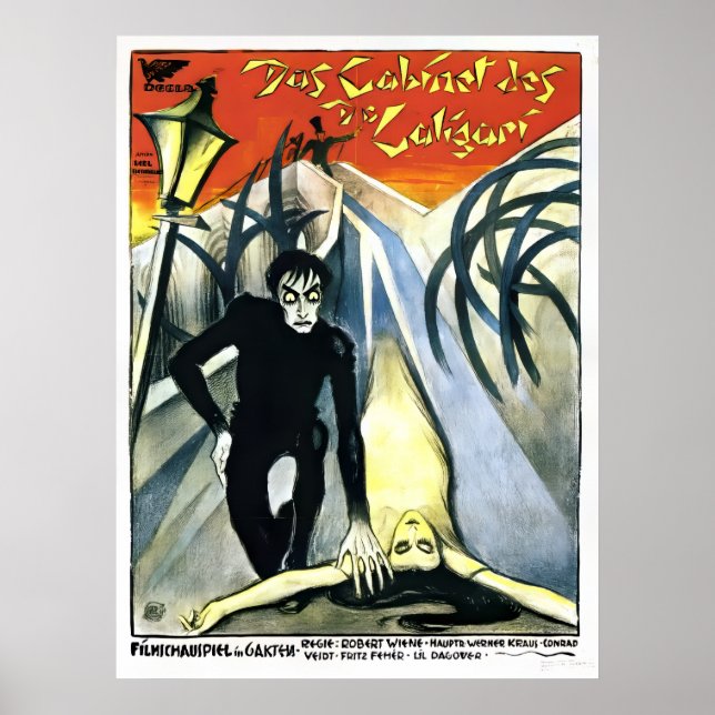 The Cabinet of Dr. Caligari 1920 Restored Poster (Vorne)