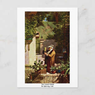 The Cactus Friend By Spitzweg, Carl Postkarte