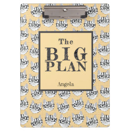 The Cadstudios The Big Plan Beige Klemmbrett