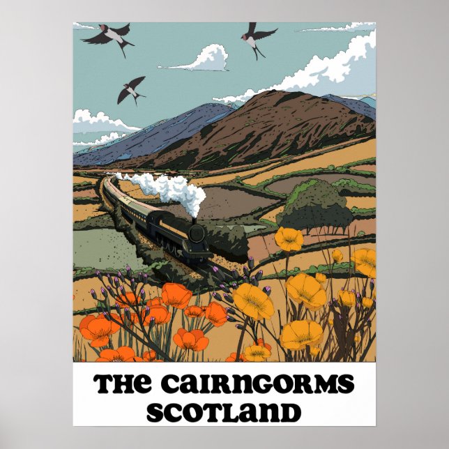 The Cairngorms Scotland  Poster (Vorne)