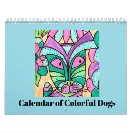 The Calendar of Colorful Dogs Kalender
