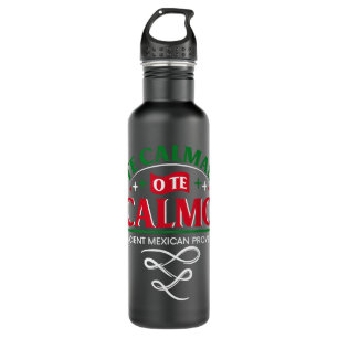The Calmas O The Calmo Funny Lautsprecher Geschenk Edelstahlflasche