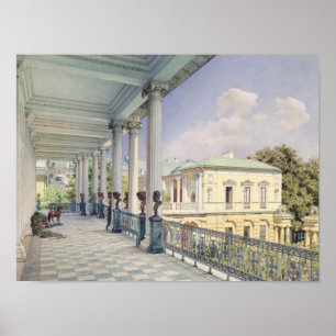 The Cameron Gallery at Tsarskoye Selo, 1859 Poster