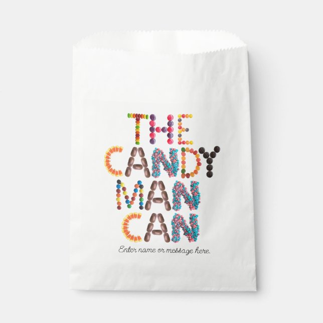 The Candy Man - Candy-Party Geschenktütchen (Vorderseite)