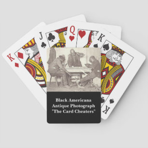 "The Card Cheaters" Schwarze Americana Poker Karte Spielkarten