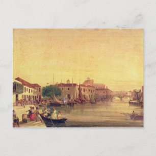The Careenage, Bridgetown, Barbados, c.1848 Postkarte