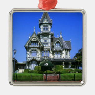 The Carson Mansion in Eureka, California Ornament Aus Metall