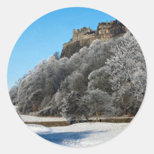 The Castle, Stirling, Schottland Runder Aufkleber