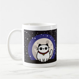 The Cat on the Moon Mug Tasse