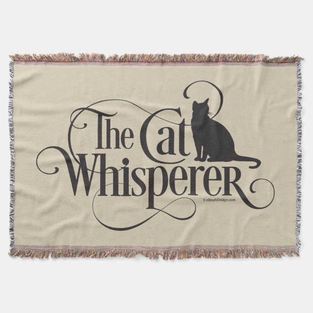 The Cat Whisperer Decke (Vorderseite)