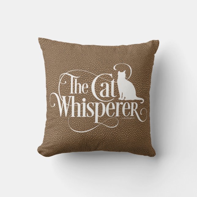 The Cat Whisperer Kissen (Vorderseite)