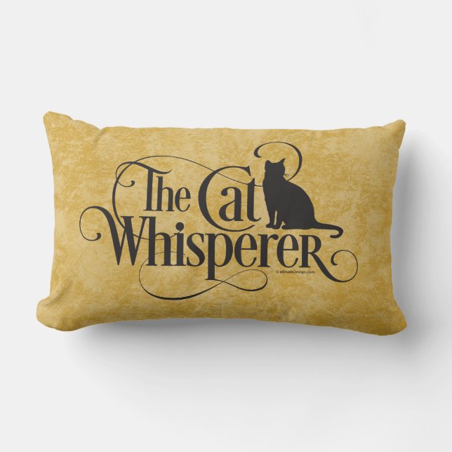The Cat Whisperer Lendenkissen (Vorderseite)