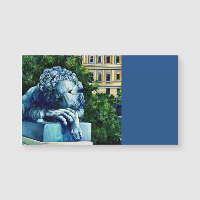 The Cat who ate the Canary Magnetkarte (Vorderseite)