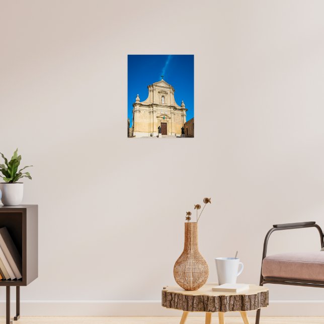 🏰The Cathedral of Gozo Poster (Wohnzimmer 3)