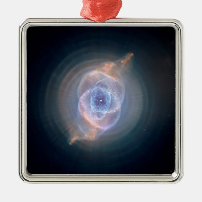 The Cat's Eye Nebula Ornament Aus Metall (Vorne)