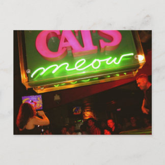 The Cat's Meow Nightclub in New Orleans Postkarte