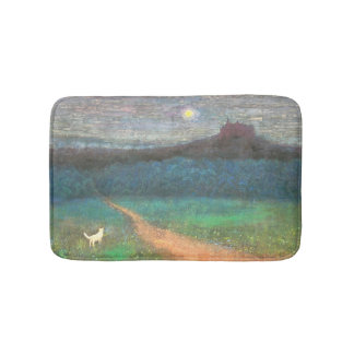 The Cat's Midnight Journey Badematte