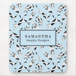 The Cats of cadstudios My Planner Baby Blue Mousepad