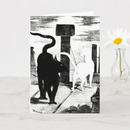 The Cats’ Rendezvous - Édouard Manet - Cat Art Karte