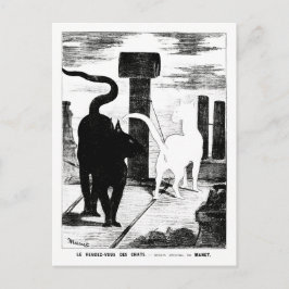 The Cats’ Rendezvous - Édouard Manet - Cat Art Postkarte