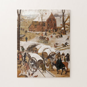 The Census At Bethlehem Pieter Bruegel Puzzle