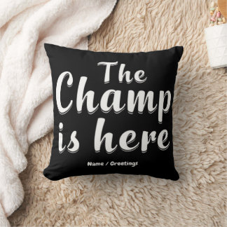  The Champ is Here Fantasy Football & Sports  Kissen