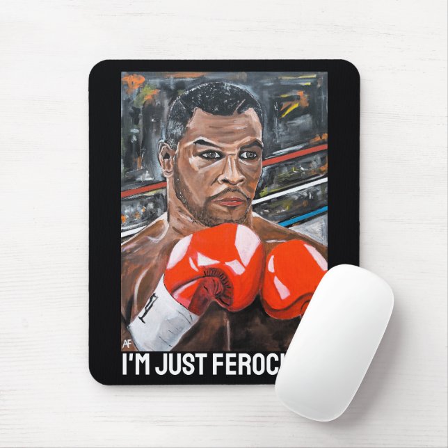 The Champ Painting by Alfred Fox Mousepad (Mit Mouse)