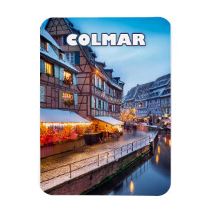 The charm of the Colmar Christmas market Magnet