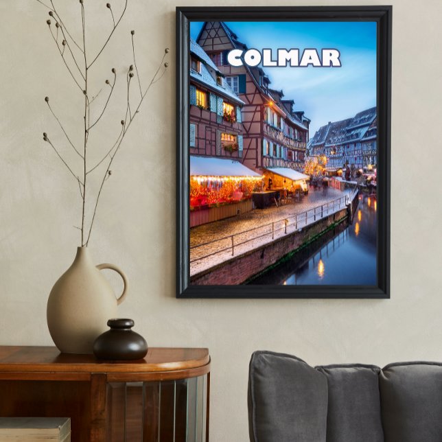 The charm of the Colmar Christmas market Poster (Von Creator hochgeladen)