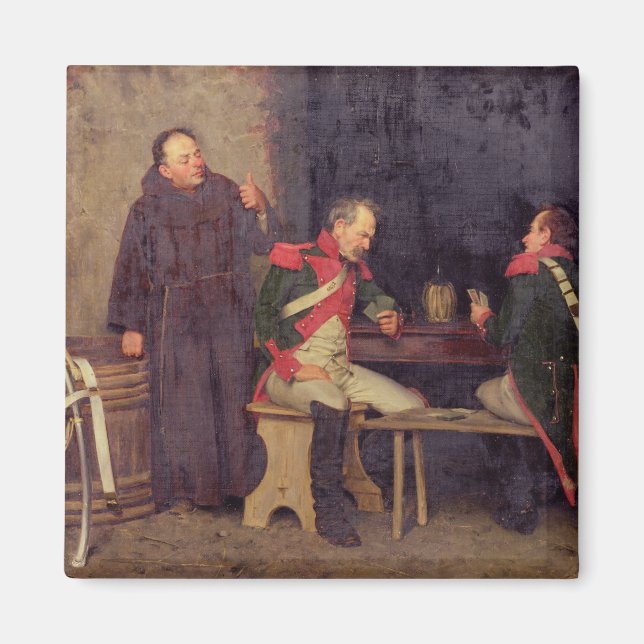 The Cheat (Öl auf Leinwand) (ein Paar - siehe 1957 Magnet (Vorne)