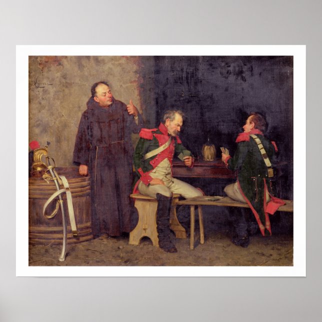 The Cheat (Öl auf Leinwand) (ein Paar - siehe 1957 Poster (Vorne)