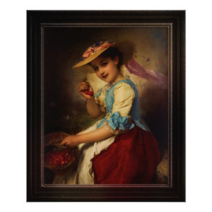 The Cherry Girl von Adolphe Piot Fotodruck
