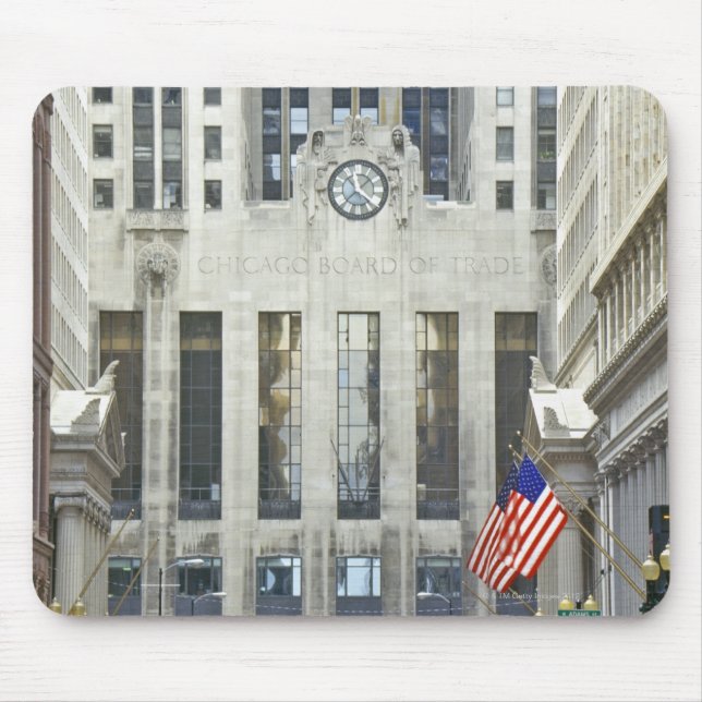 "The Chicago Board of Trade, Chicago, Illinois" Mousepad (Vorne)