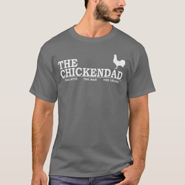 The Chicken Dad Pet Loveree Cute funny family fami T-Shirt (Vorderseite)