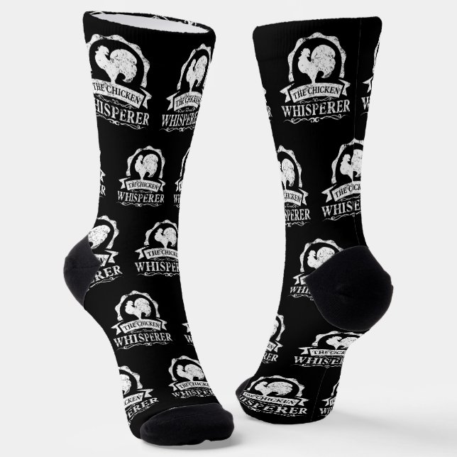 The Chicken Whisperer Funny Socken (Gewinkelt)