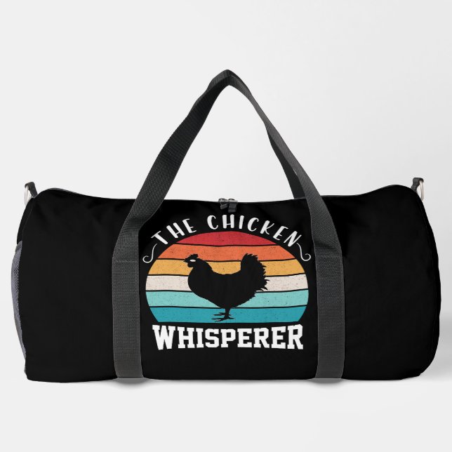The Chicken Whisperer Stylisch Duffle Bag (Rückseite)