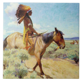 "The Chief" Western Art von W. Herbert Dunton Fliese