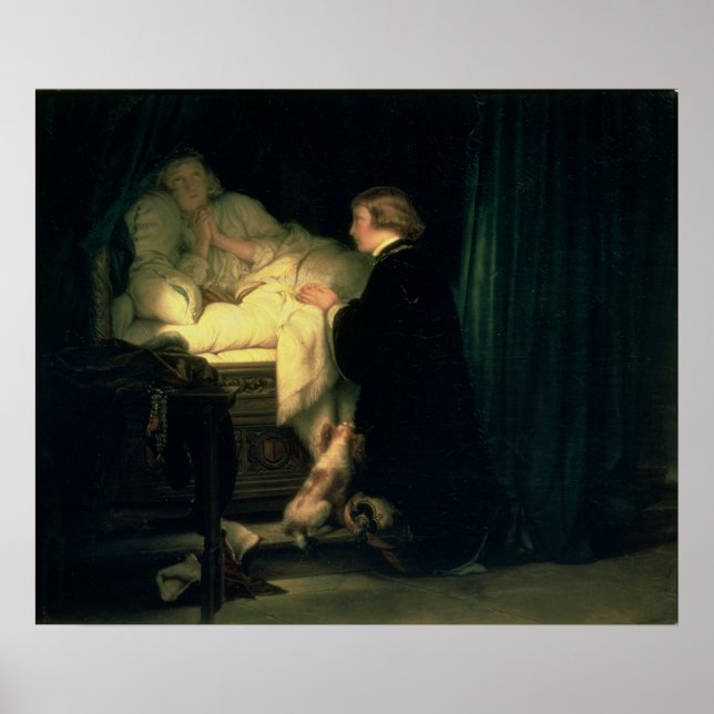 The Children of King Edward IV of England, 1852 Poster (Vorne)