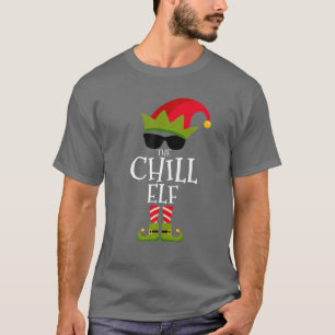 The Chill Elf Costume Matching Family Group Christ T-Shirt