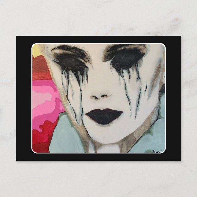 "The Chill" Gemälde auf einem Postkarte (Vorderseite)