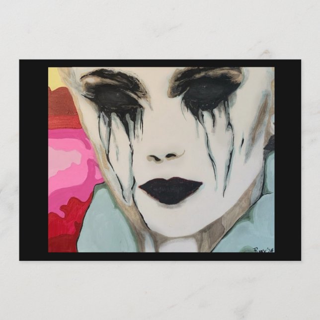 ‘the Chill’ Painting on a Small-Scale Print  Einladung (Vorderseite)