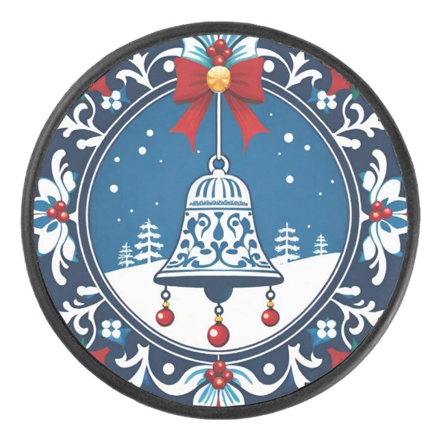 The Christmas Bell Eishockey Puck (Vorderseite)