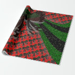The Christmas Bow - Geschenkpapier<br><div class="desc">Dieses Design ist ein Weihnachtsbogen in den Farben Rot, Grün und Schwarz. Der Glitzer wurde dann in das Design aufgenommen. Eine grüne und schwarze Welle wurde hinzugefügt. Ein schwarzer Bogen wurde dann in der Kachel gekachelt. Dieses Design wurde dann um Schnee erweitert. Ein roter Hintergrund wurde hinzugefügt. Dieses Weihnachtsgeschenk verpackt...</div>