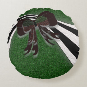 The Christmas Bow - Rundes Kissen