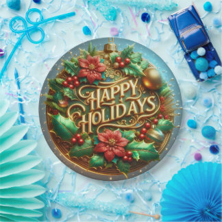 The Christmas Table Pappteller