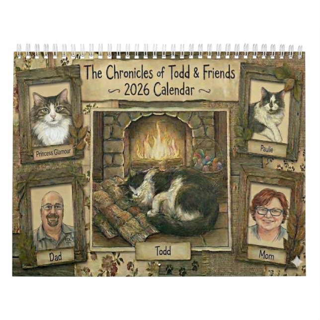The Chronicles of Todd & Friends 2026 Calendar Kalender (Titelbild)