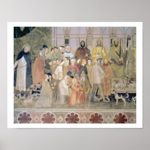 The Church Militant and Triumphant, detail, from t Poster